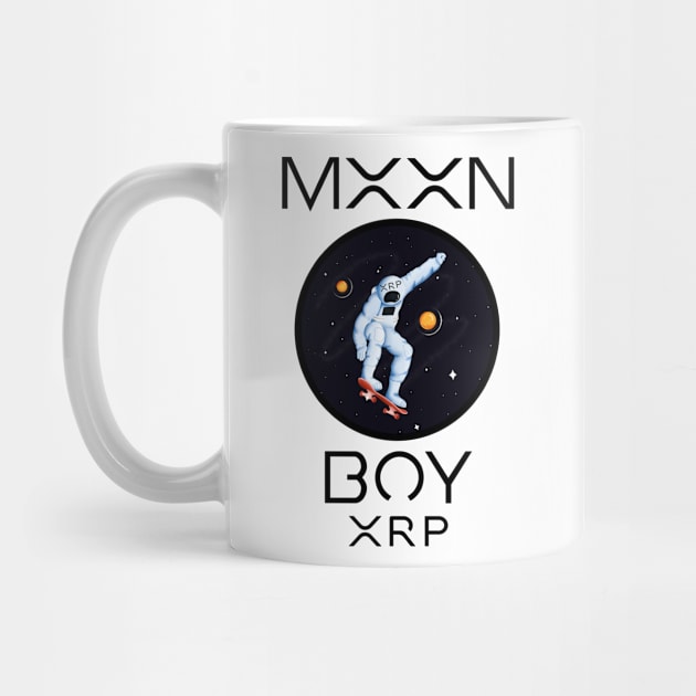 XRP To The Moon Crypto by KultureinDeezign